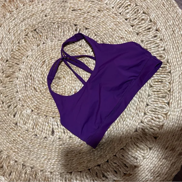 Lululemon Energy Bra Atomic Purple size 8 activewear workout casual limited $78 - Image 2