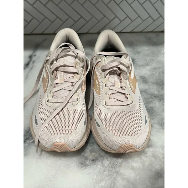 Brooks Ghost 15 Women’s Size 11 Running Shoes Crystal Grey Villa White - Image 7