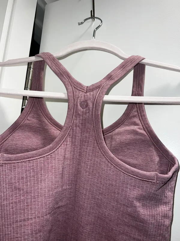 Pink Tank Built-In Bra - Image 2