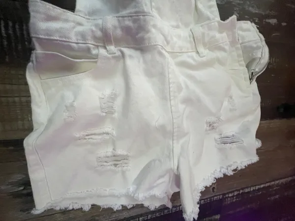 Francesca's White Overalls - Image 3