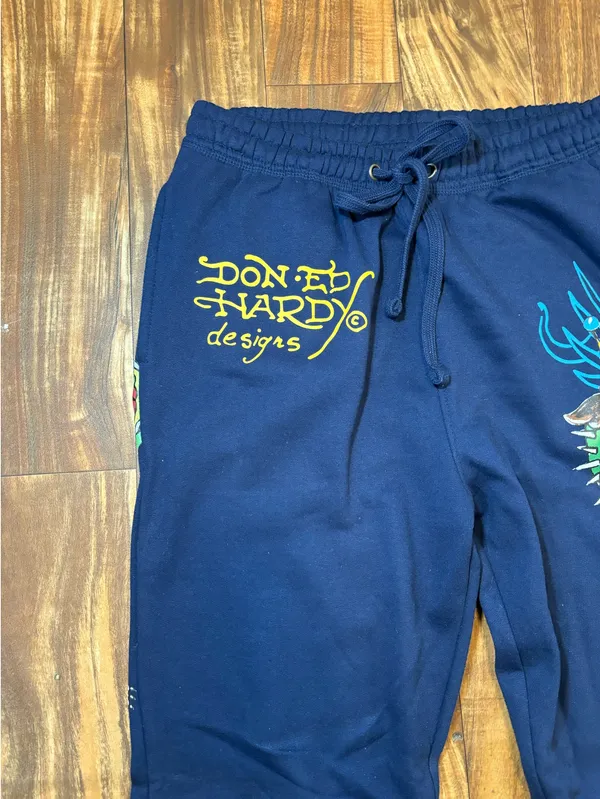 Ed Hardy Sweatpants Blue  - Image 6