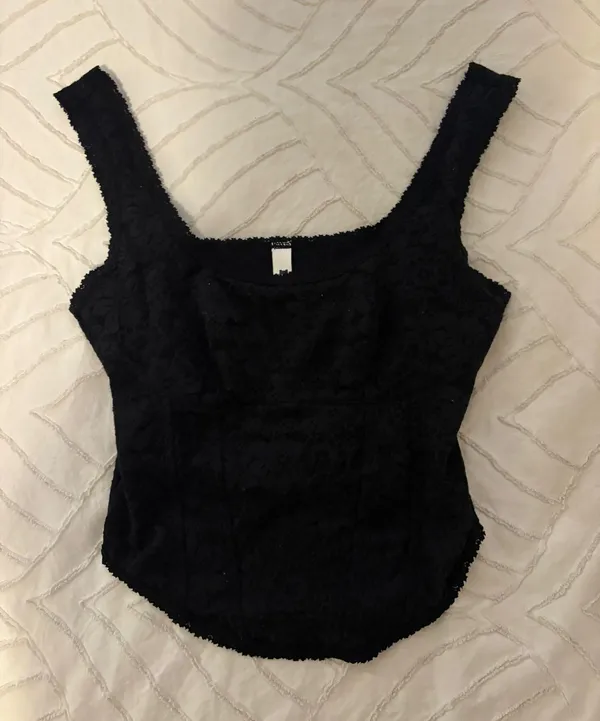 Black Lace Victoria Secret Top - Image 5