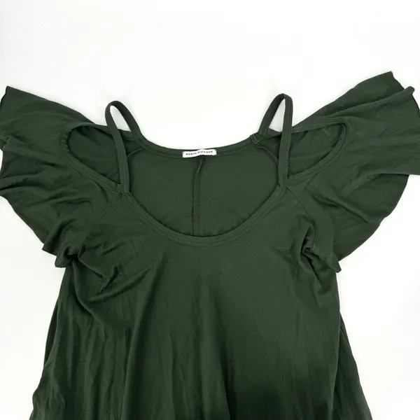 Robin‎ Piccone Cold Shoulder Mini Dress with Pockets Green Size Small - Image 5