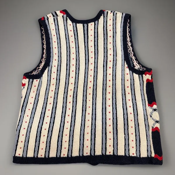 Vintage Marisa Christina Hand Knit Sweater Best Americana / Birds Women’s M - Image 2