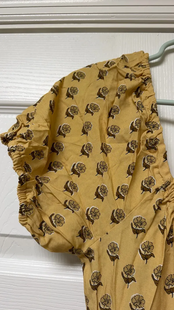 Yellow Maxi Dress Size M - Image 3