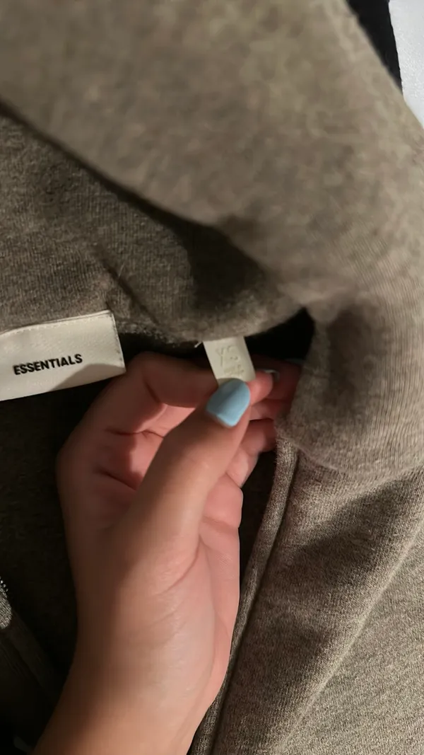 Fear of God Essentials double zip hoodie - Image 4