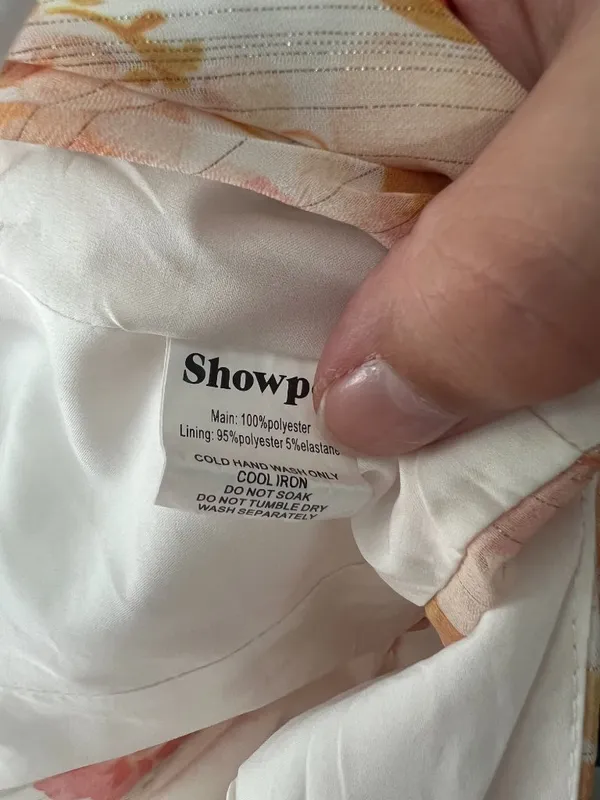 ShowPo size 4 crop top‎ White - Image 10