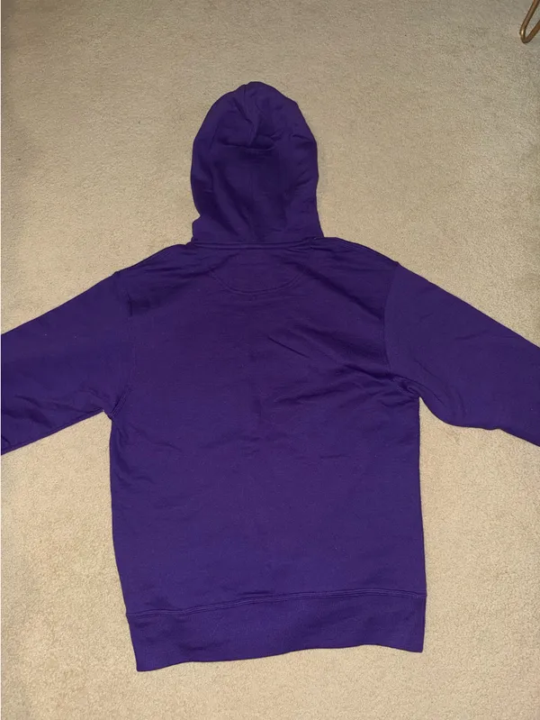 Men’s purple champion hoodie - Image 3