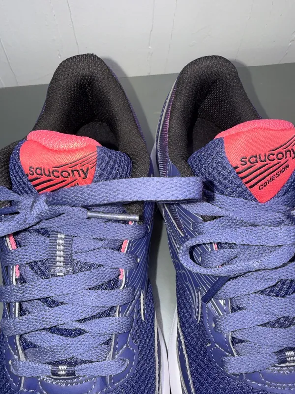 Saucony Women's Cohesion 15 in the "Cobalt/Punch Running Shoes Size 7 - Image 5