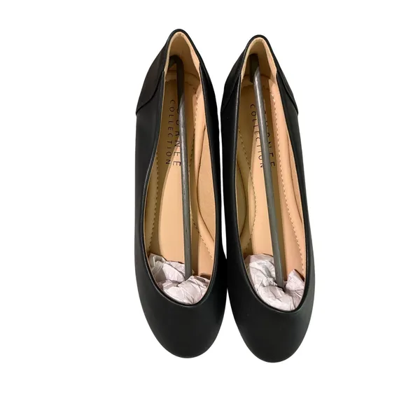 NWOB Journee Collection Size 8 Women Black Ballet Flats Round Toe‎ Formal Causal - Image 4