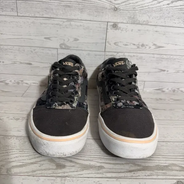 Vans‎ Old Skool Romantic Floral Sneakers Women's 7.5 Sk8 Casual Shoes 500714 - Image 2