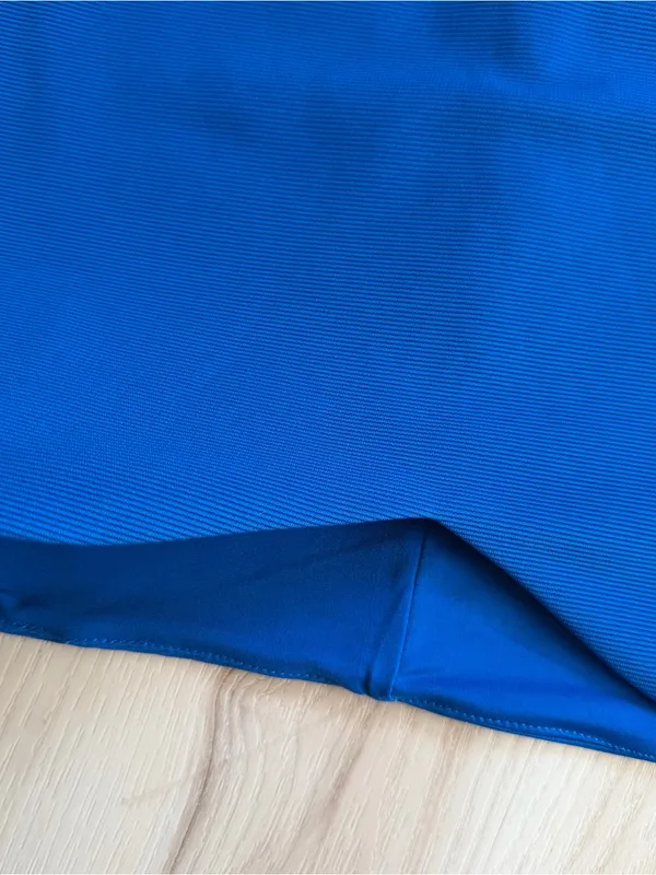 Blue cropped Zara top size L - Image 2