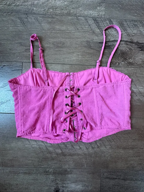 Pink corset top Pacsun - Image 3