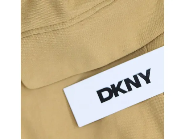 NWT DKNY Womens Single-Button Front Pocket Notch Collar Blazer Whiskey Brown 6 - Image 12