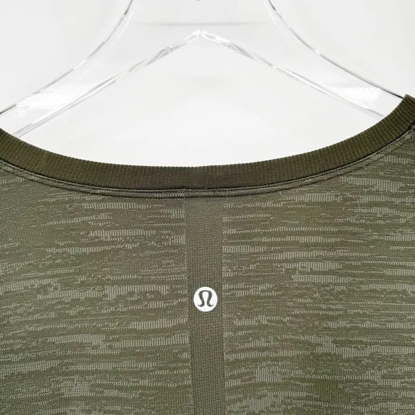 Lululemon Swiftly Relaxed Fit Long Sleeve‎ Shirt Women's Size 8 Green Athleisure - Image 6