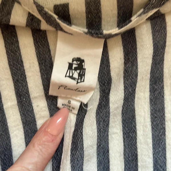 “Flawless” size small striped romper - Image 4
