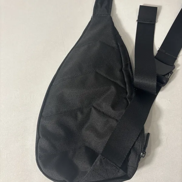 Vera Bradley Black Lighten‎ Up Essential Compact Sling Backpack Purse Travel - Image 5