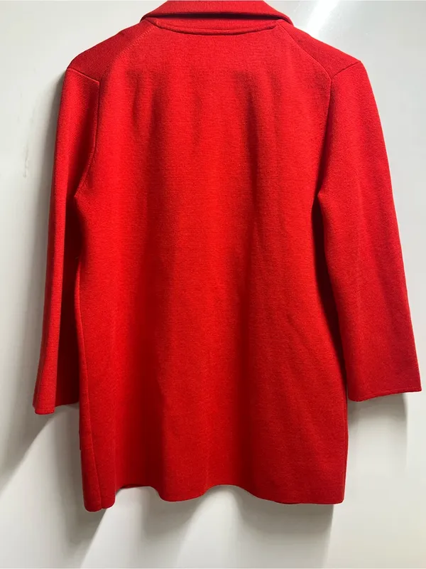 J.CREW 365 "Sophie" Open Front wool cotton Sweater Blazer Style #J0244 small - Image 4