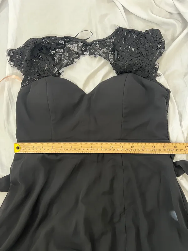 Lulu's Momentous Moments Black Lace Backless Maxi Dress - Image 9