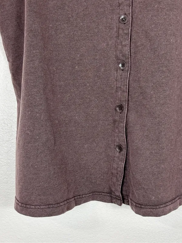 NWT Jane + Delancey cotton brown button up sleeveless top minimalist size 2X NEW - Image 5