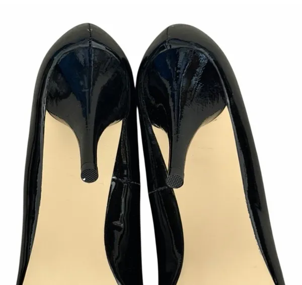 Steve Madden Black Patent Leather Women's Shoes Size 8.5 New - Image 3