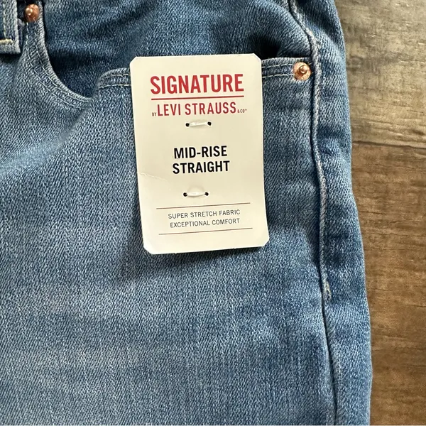 Levi's Blue Straight Leg Women's Jeans - Image 7