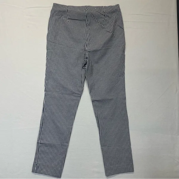 Michael Kors Gingham Pull-On Skinny Ankle Pants High Rise Women’s Medium - Image 7