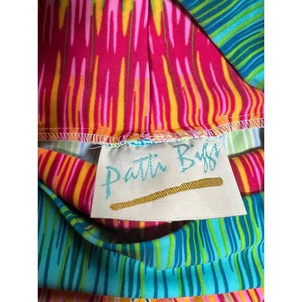 Patti Biggs Palazzo Pants Out of the Blue Collection High Waisted Wide Leg Sz M - Image 3