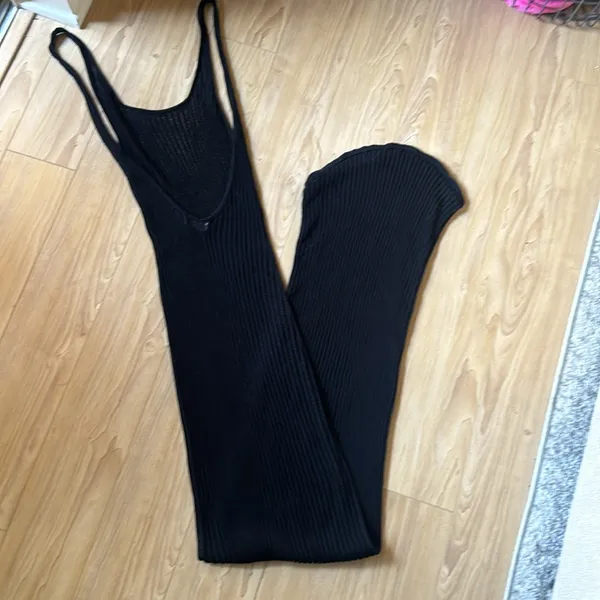 Meshki black maxi dress - Image 3