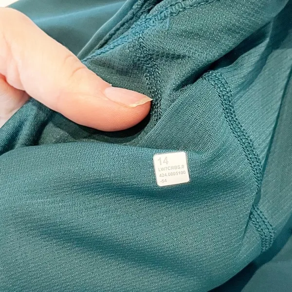 Lululemon Fast and Free Reflective High-Rise Shorts 3" Storm Teal Green 14 - Image 6