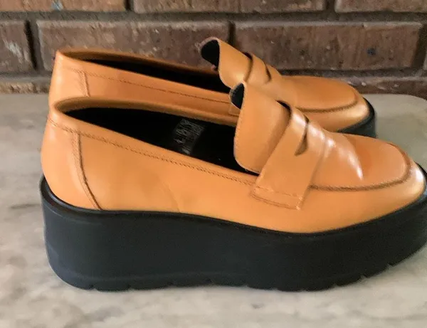 Free People Nico Platform Leather Loafer Creepers Size 41 - Image 5