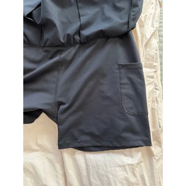 CRZ YOGA Black‎ Feathery-Fit Soft A Line Pocket Skirt 18'' Medium - Image 9
