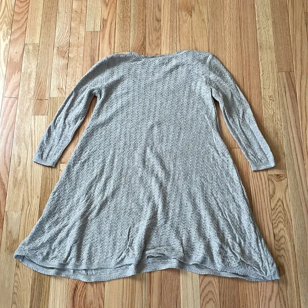 American Eagle Open Knit Mini Sweater Dress Womens Medium Pullover Cozy - Image 10