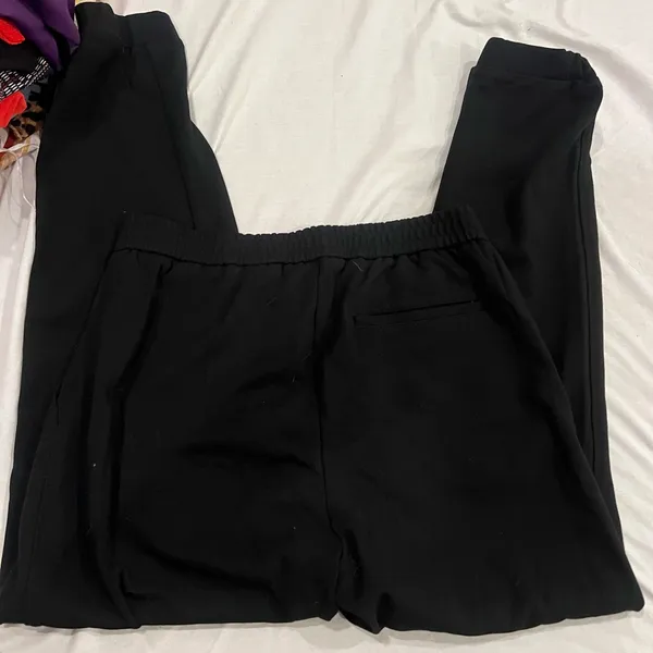 Uniq lo SM Black Wide-Leg Pants - Image 3