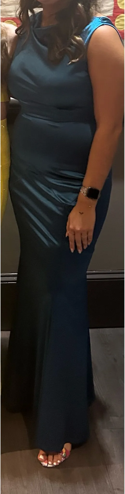 Blue Formal Dresd Size L - Image 4