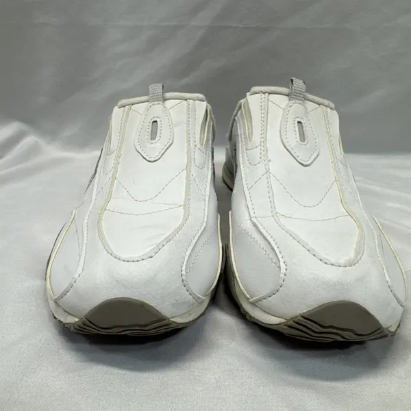New Balance 442 Leather White Shoes 8 Women Slide Slip-On Sneakers Comfort - Image 5