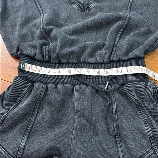 NWT Free People ‎ Movement Intercept Relaxed Fit Black Romper size XS - Image 11