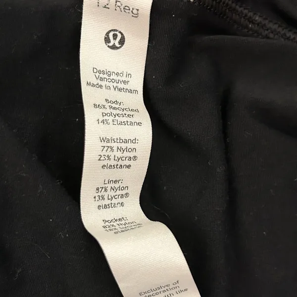 Lululemon Black Athletic Skort 12 - Image 7