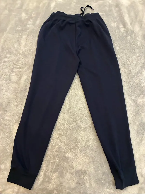 Women’s Fruit of the Loom Navy Jogger Pants with Drawstring Waist Size Small - Image 2