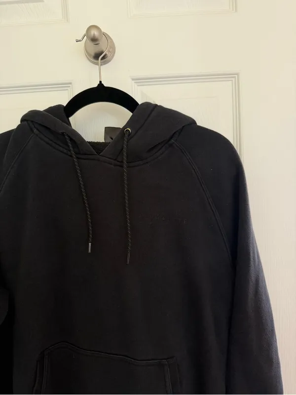Alphalete Black Hoodie Sweatshirt Size Medium - Image 3
