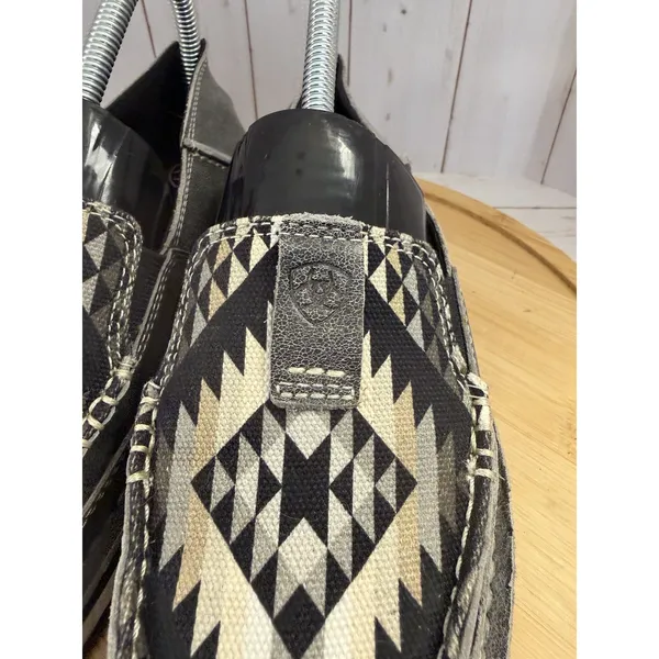 Ariat Women's Black Aztec Casual Slip On Cruiser Shoes Size 6B 10033938 Fabric - Image 4