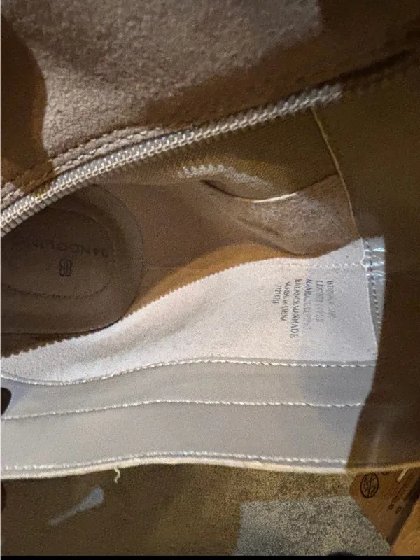 Women Suede Ankle Boots Size 11M Tan - Image 5