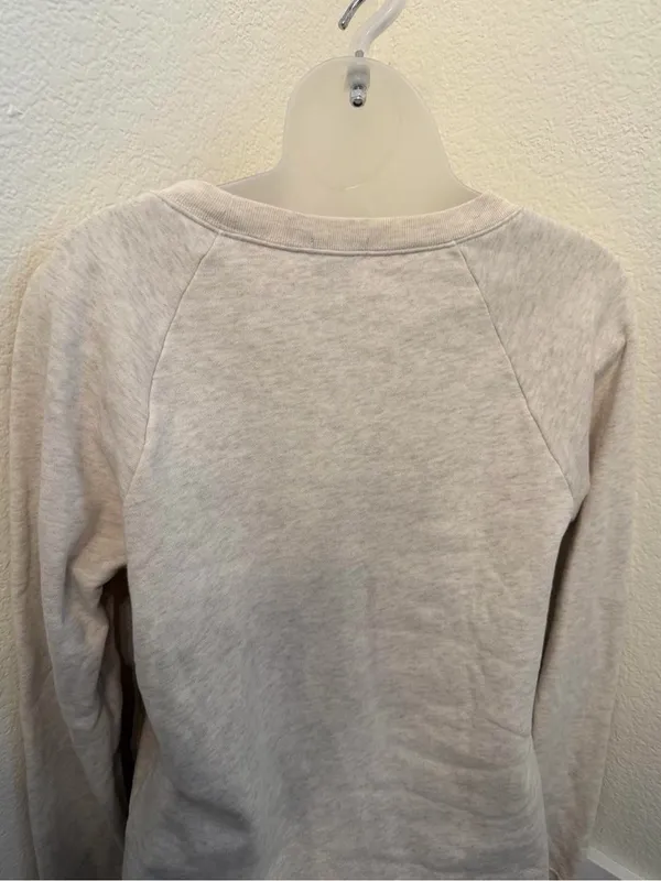 Crew Oatmeal Crewneck Sweatshirt 🤍 Size Small - Image 4