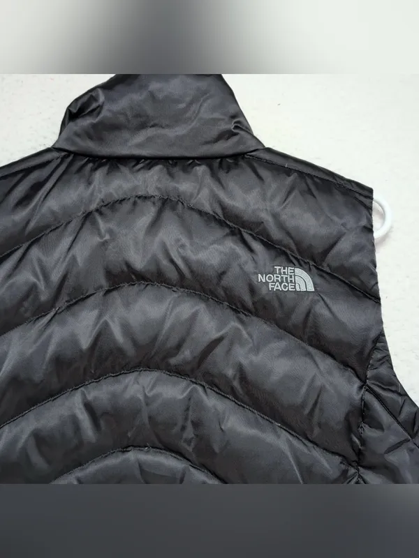 The North Face Aconcagua 550 Goose Down Puffer Vest Women’s Sz Lg Black Full Zip - Image 5