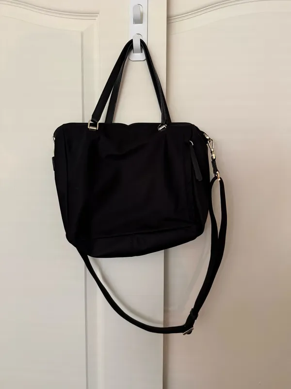 Black Kate Spade Suede Bag - Image 2