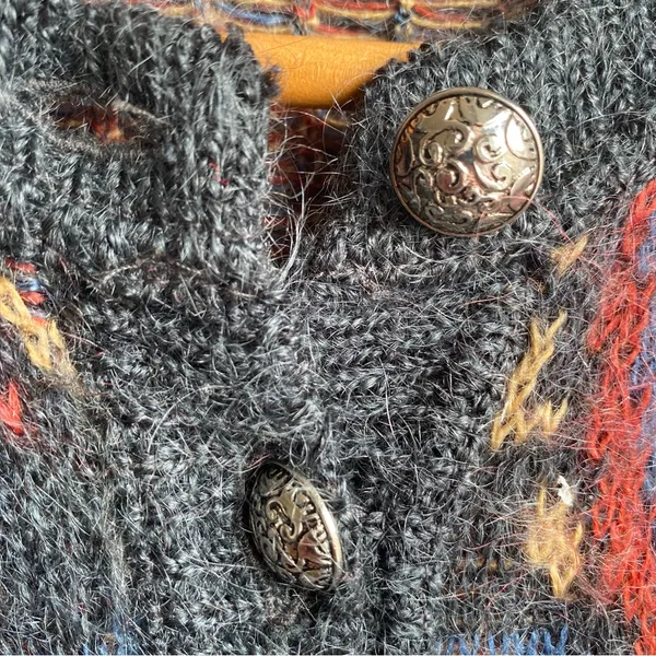 VTG Pitlochry Mohair Blend Cardigan Made in British Isles - Image 5