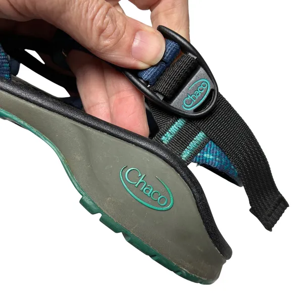 Chacos Z Cloud 2 Womens 7 Blue Teal Toe Loop Sport Sandals Hiking Water Outdoor - Image 5