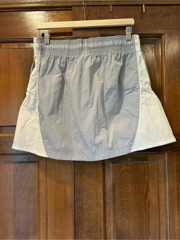 Nike Sportswear Woven Skirt Light Blue Grey‎ FN3833-013 Womens Size Large L - Image 3