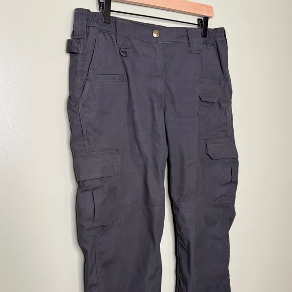 5.11 Tactical Women's Taclite Pro Ripstop Pants Work Tactical Pant Navy Blue 12 - Image 3