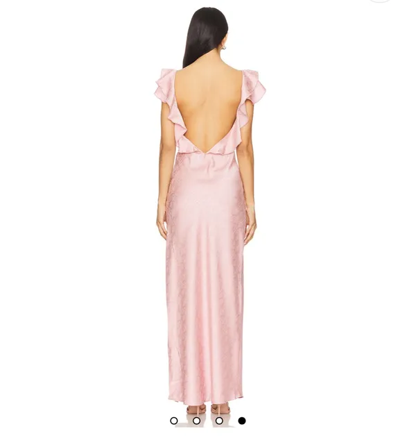 Revolve Becky Ruffle Maxi Dress - Image 4
